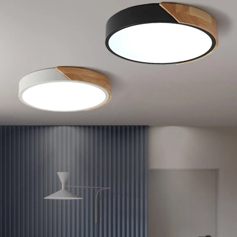 Minimalist Flush-Mount Lighting for Living Rooms, Bedrooms and Offices