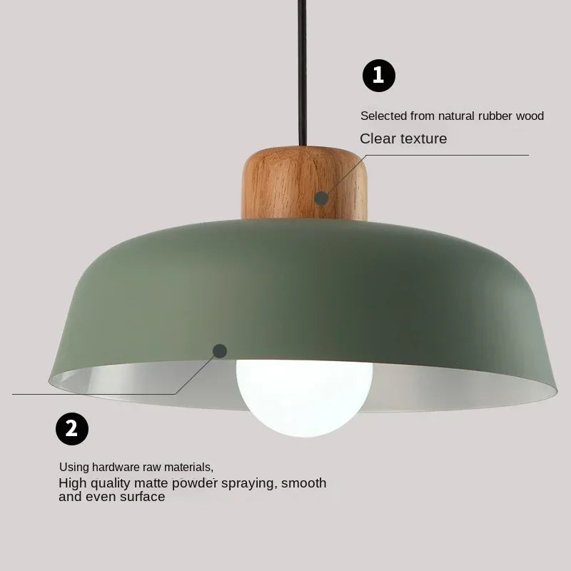 Minimalist Modern Hanging Light for Kitchens, Dining & Living Spaces