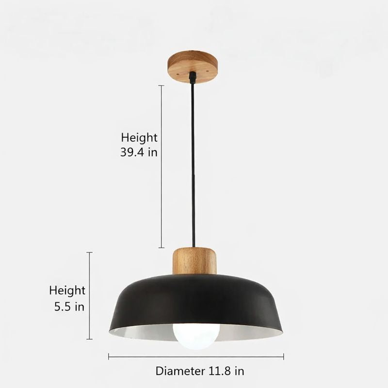 Minimalist Modern Hanging Light for Kitchens, Dining & Living Spaces