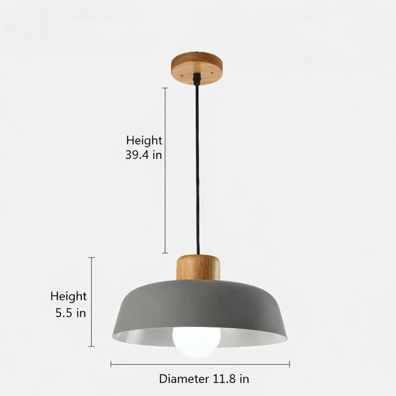 Minimalist Modern Hanging Light for Kitchens, Dining & Living Spaces
