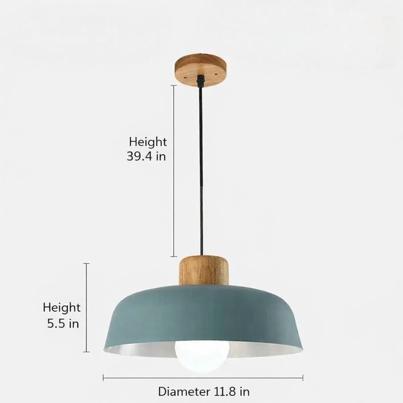 Minimalist Modern Hanging Light for Kitchens, Dining & Living Spaces